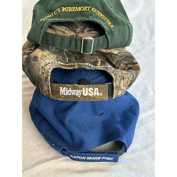 Men's Outdoor Themed Baseball Hat Lot of Nine Cabela's, Buck, Realtree, Bass Pro - Picture 4 of 7